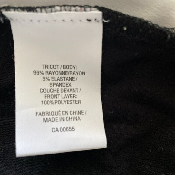 REITMANS GRAPHIC T-SHIRT TOP SHORT SLEEVES BLACK PLUS SIZE 1X - Picture 5 of 5